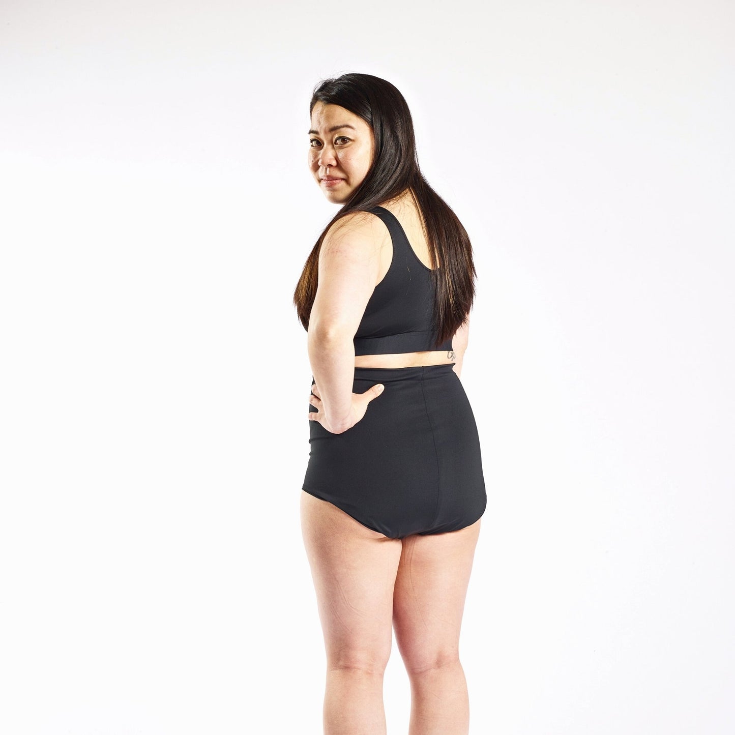 Back view of FourthWear Postpartum Recovery Bralette