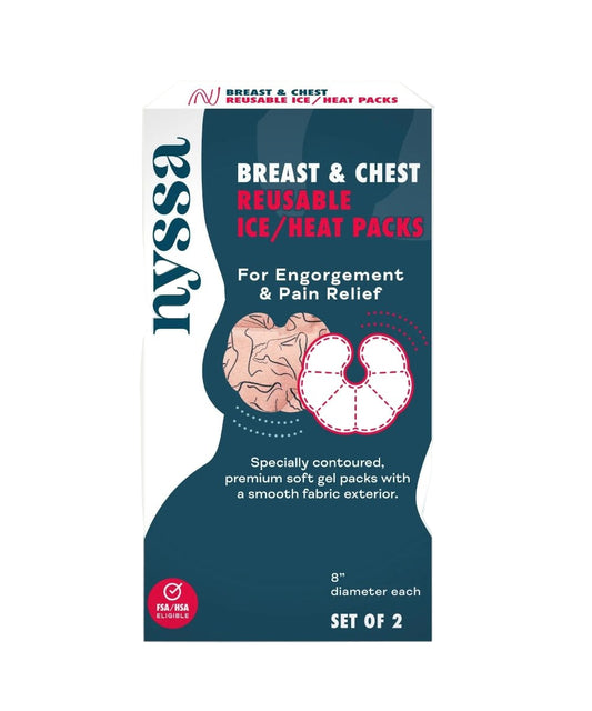 Breast & Chest Reusable Ice/Heat Packs (set of 2)