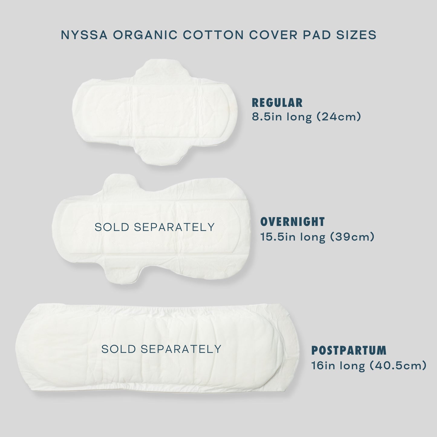 12-CT or 24-CT Organic Cotton Regular Absorbency Menstrual Pads, 12-Ct Drawstring Packs