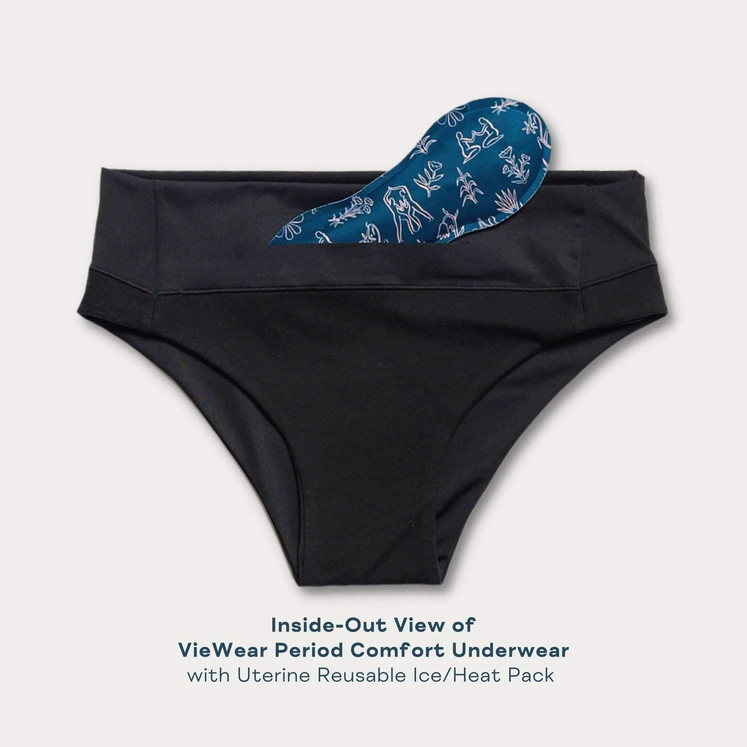 Inside-out view of VieWear Period Comfort Underwear
