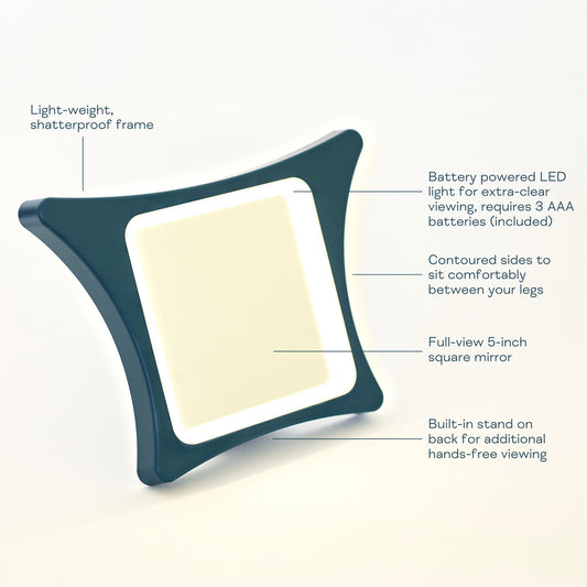 Image of Nyssa VIeVision Between Legs Mirror with features